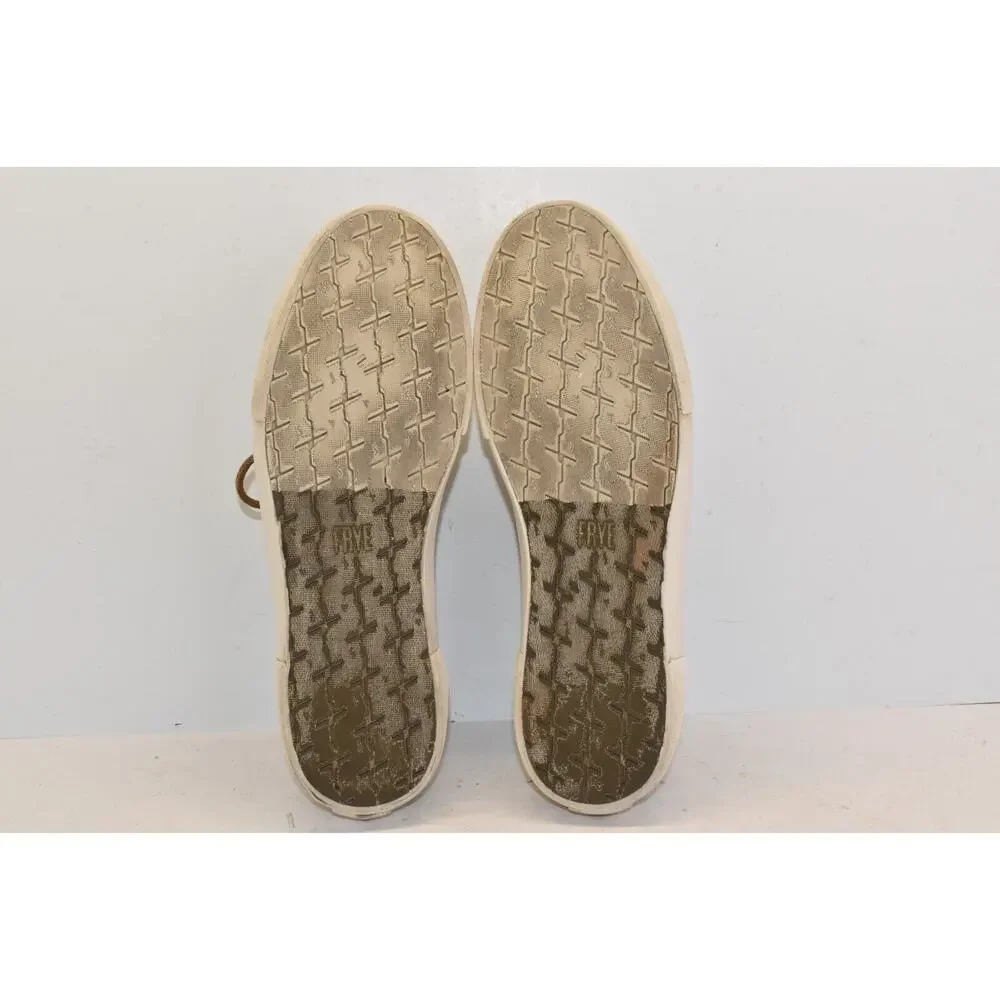 Frye Men's Ludlow Slip-On Canvas Shoes Olive Green Size 13 Style 3481491-OLV